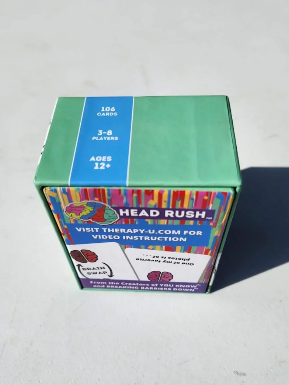 Head Rush Social Skills Games and Therapy Card Game Mindfulness Communication Se